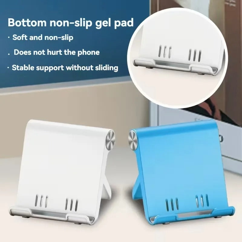 Adjustable Phone Holder Stand Portable Foldable Desktop Phone Support Universal Cell Phone Stand for iPhone, Samsung